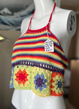Load image into Gallery viewer, Cotton Crochet Halter Top
