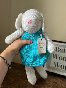 Knitted Sister Bunnies