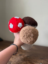 Load image into Gallery viewer, Knitted Mushroom Stuffie
