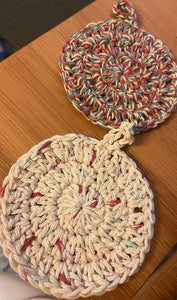 Surprise 100% Cotton Crocheted Bath Scrubbie